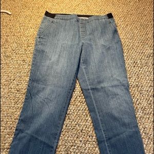 Uniqlo Jean-slacks pant medium wash Size L waist 30-32